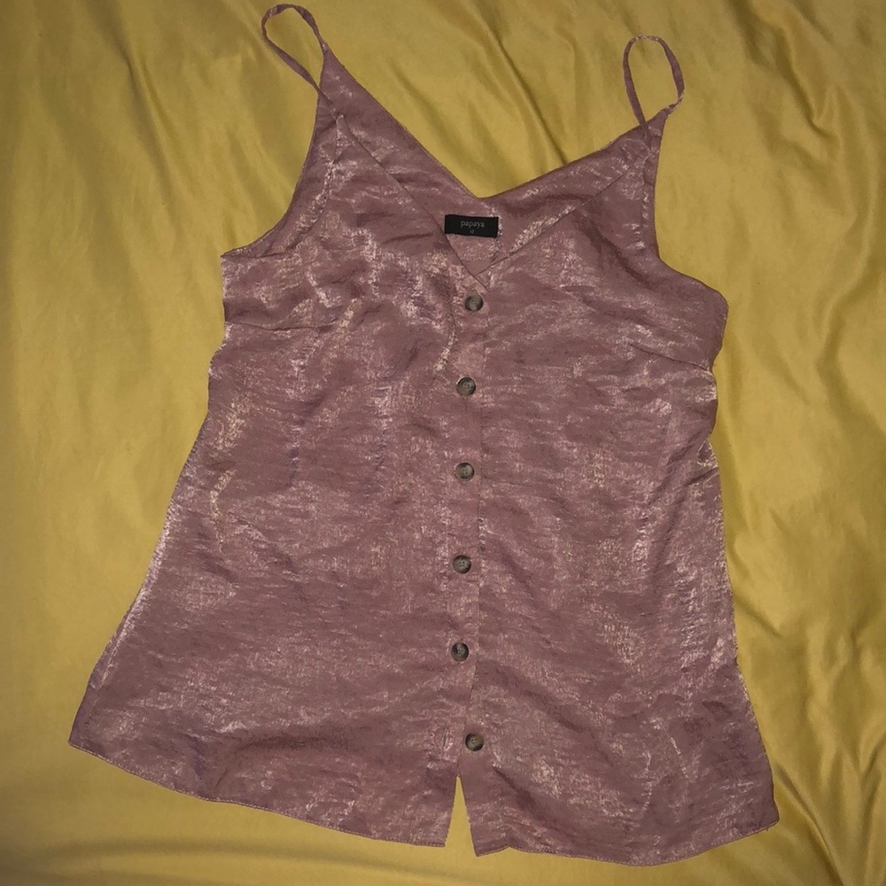 Pink Shimmery Camisole Top // Size 8